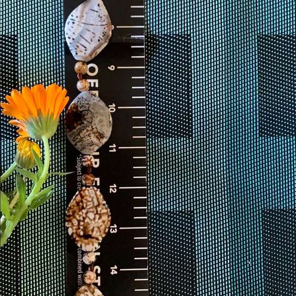 New stone necklace,hand crafted - Picture 6 of 8